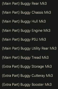 MMOJUGG Dune Awakening Buggy MK3 (Fully Equipped)  Details View of Item Function and Use